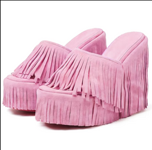 Load image into Gallery viewer, The “Main Character” Fringe Heel