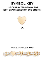 Load image into Gallery viewer, RLUXX Letter Cubic Zirconia Tennis Bracelet
