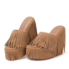 Load image into Gallery viewer, The “Main Character” Fringe Heel
